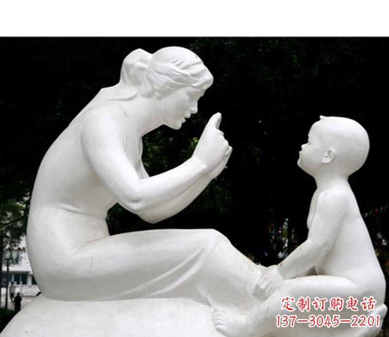 山西中领雕塑,创造传统的母爱石雕