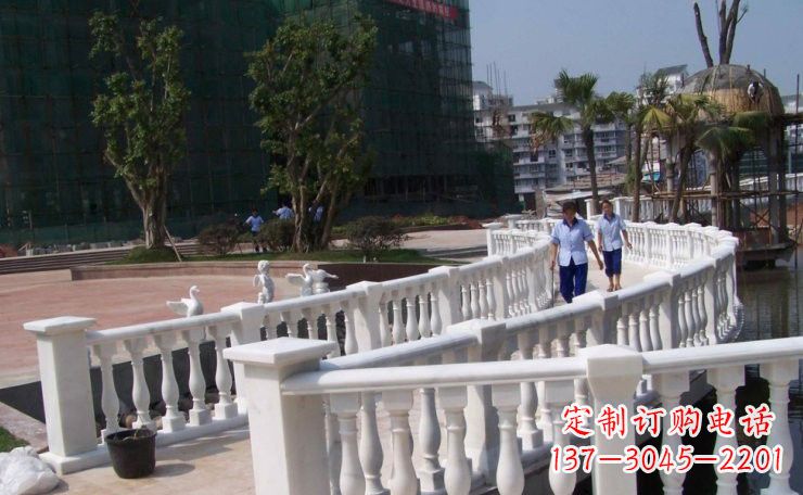 山西汉白玉欧式栏杆雕塑