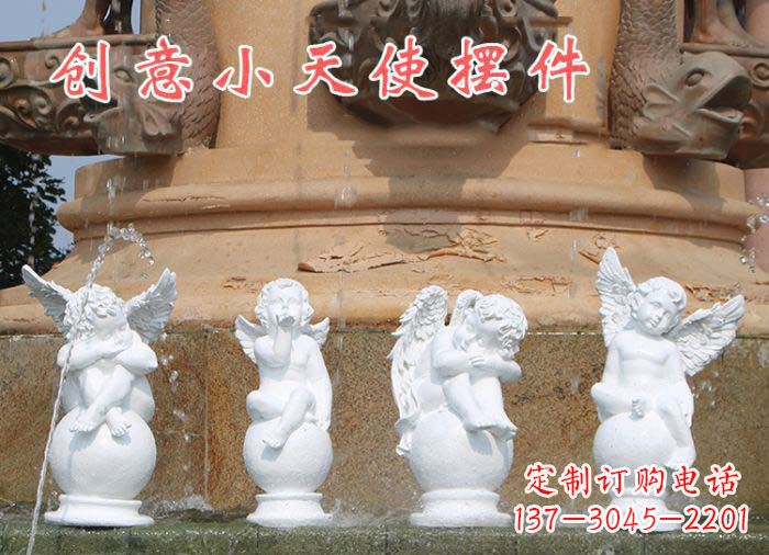 山西中领雕塑:汉白玉小天使雕塑