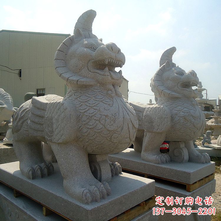 山西珍贵上古神兽动物雕塑