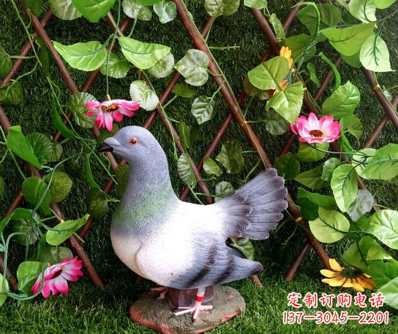 山西和平鸽不锈钢雕塑