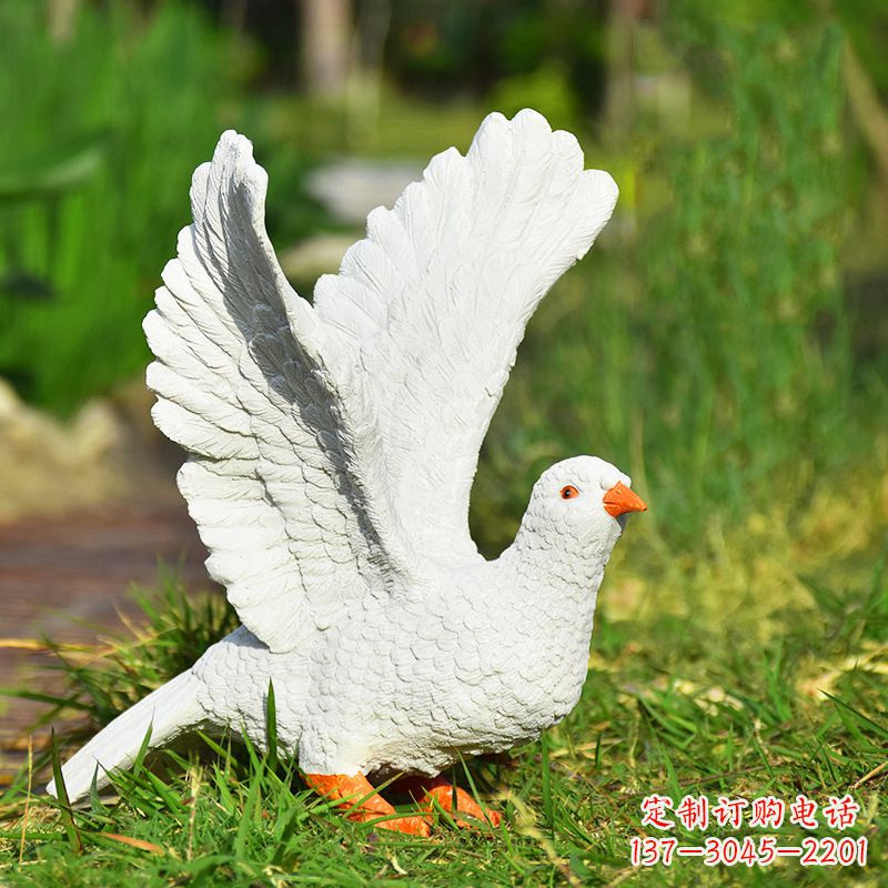 山西传递和平的记忆,赠送给世界的和平鸽雕塑