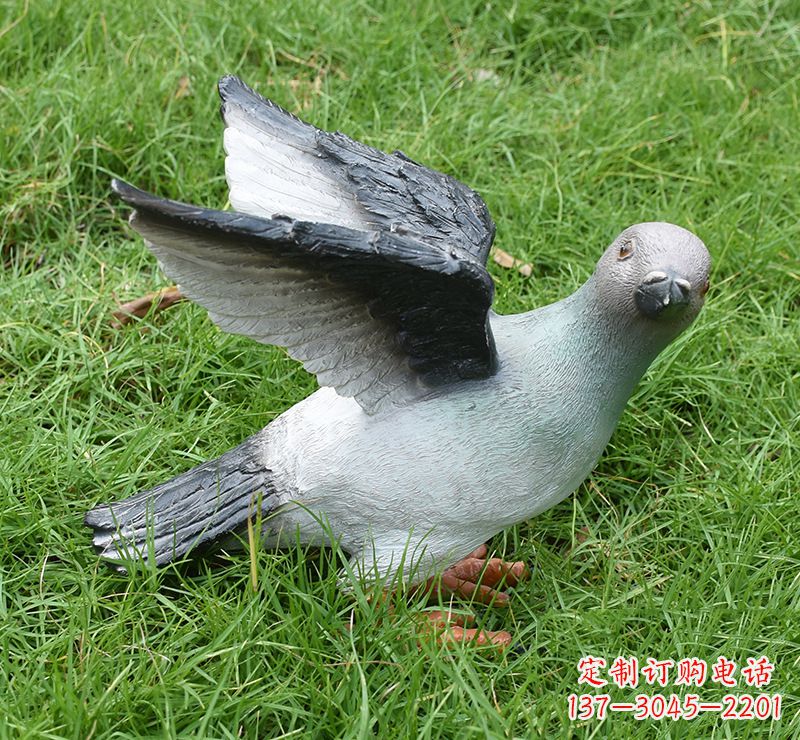 山西和平鸽雕塑:宣告世人的爱与和平