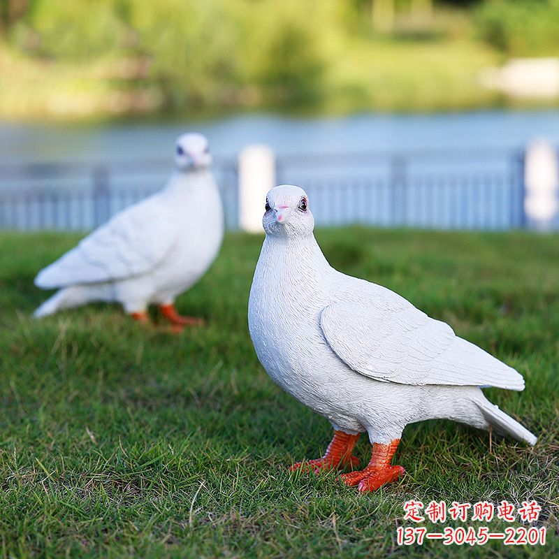 山西和平鸽与少女雕塑