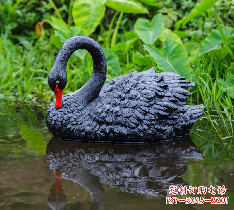 山西优美雕塑,精致天鹅雕塑