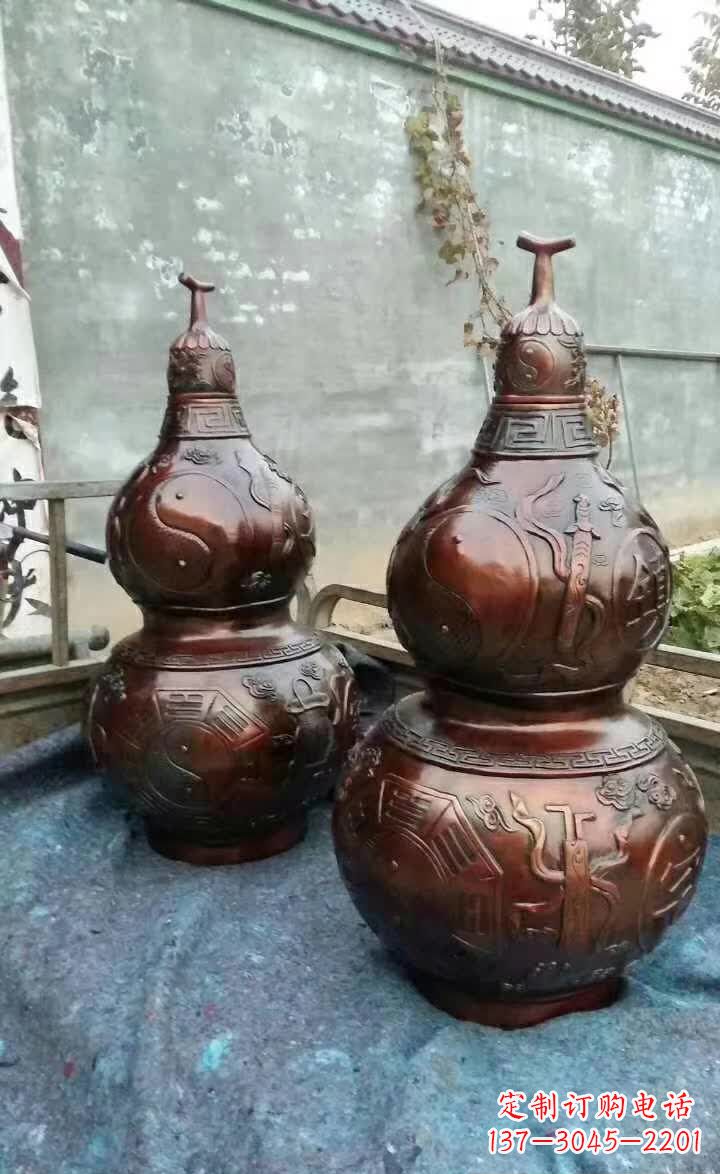 山西葫芦雕塑,精致艺术佳作
