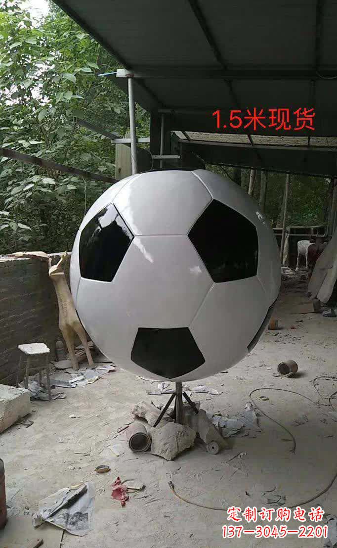 山西不锈钢足球雕塑提供优质的装饰效果