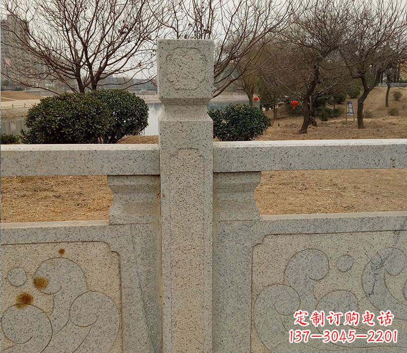 山西定制户外大理石栏板雕塑