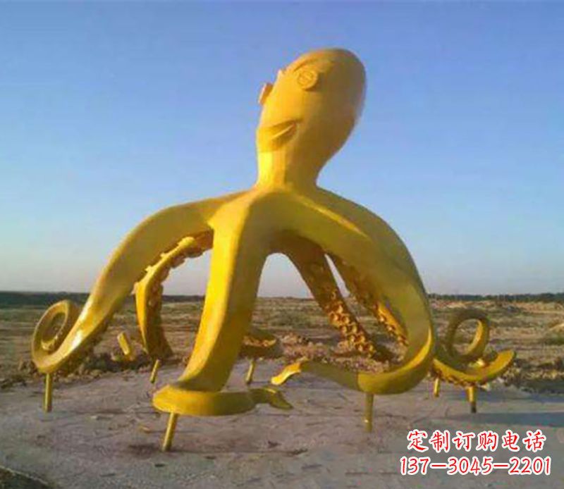 山西新颖别致的章鱼雕塑