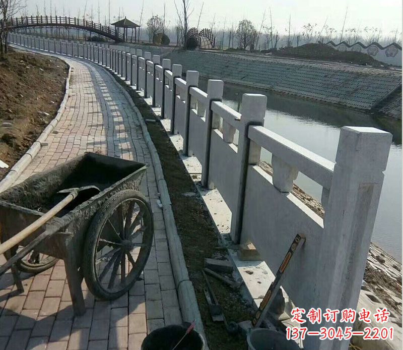 山西精美大理石栏杆石雕