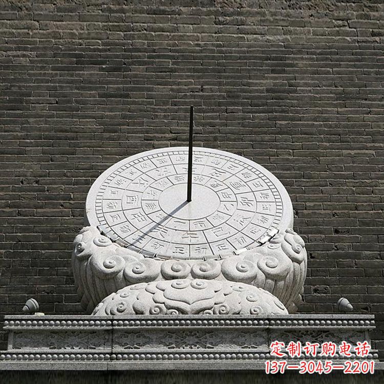 山西花岗岩古代计时器日晷雕塑