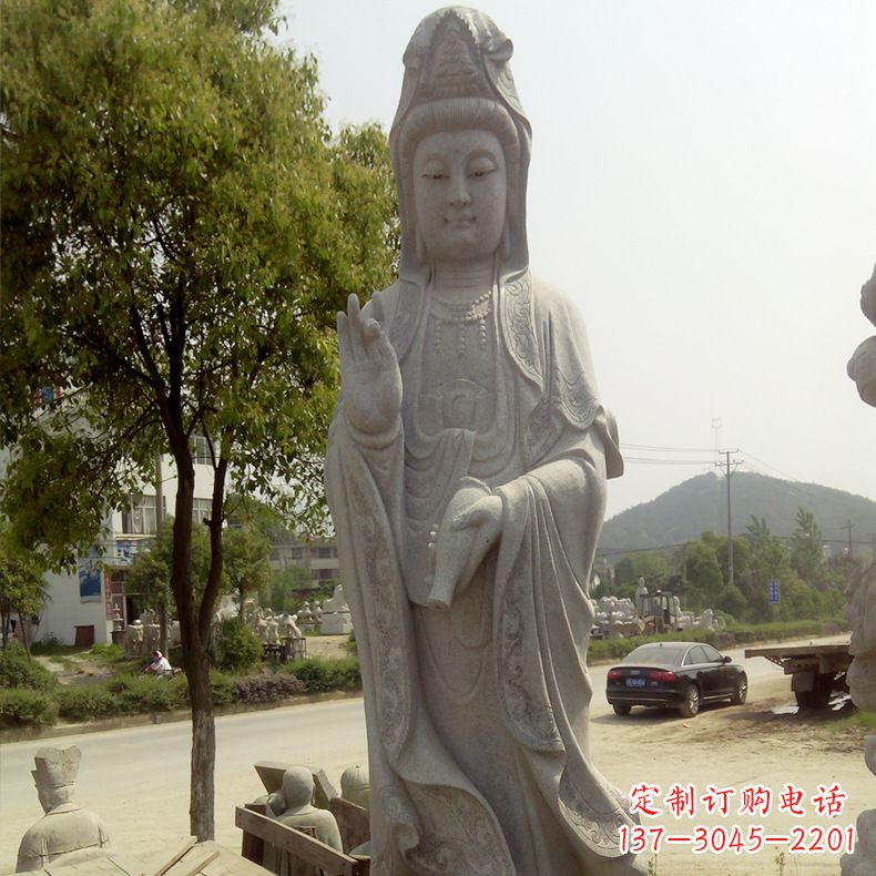 山西中领雕塑定制--品质观音菩萨石雕