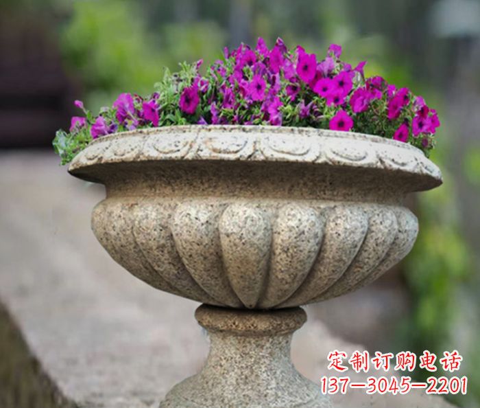 山西专业的花岗岩花盆石雕