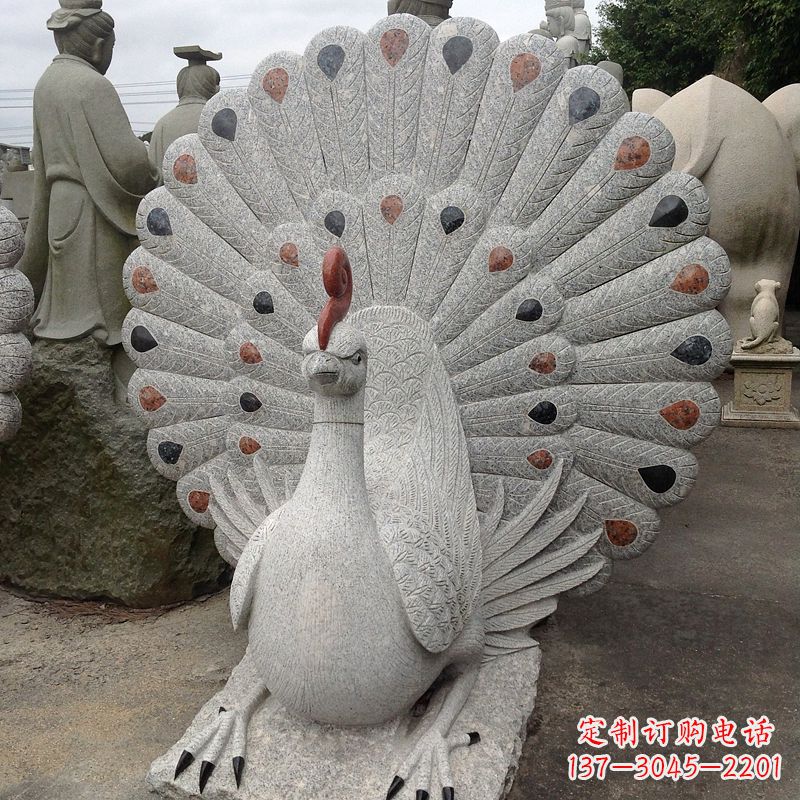 山西花岗岩孔雀石雕