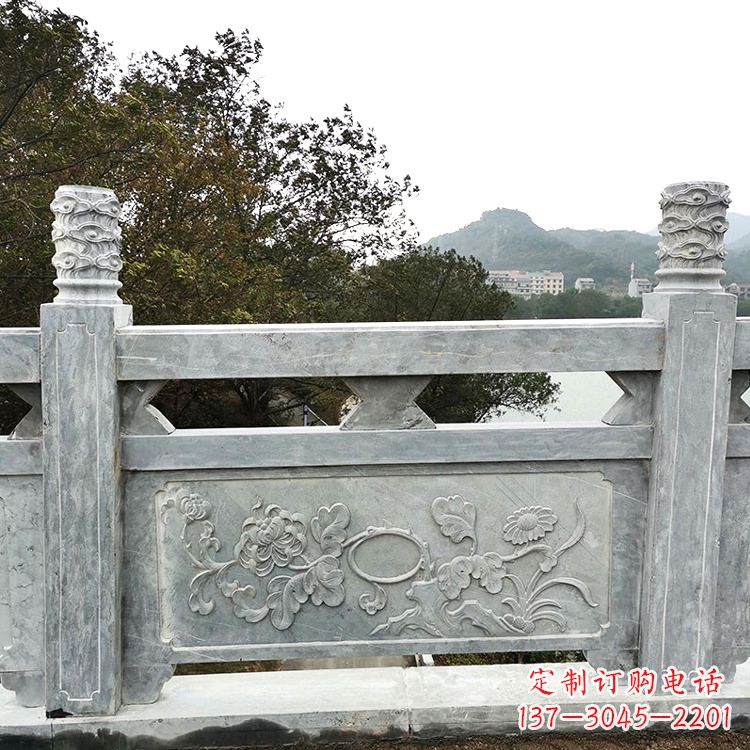 山西花岗岩石雕栏板,美轮美奂