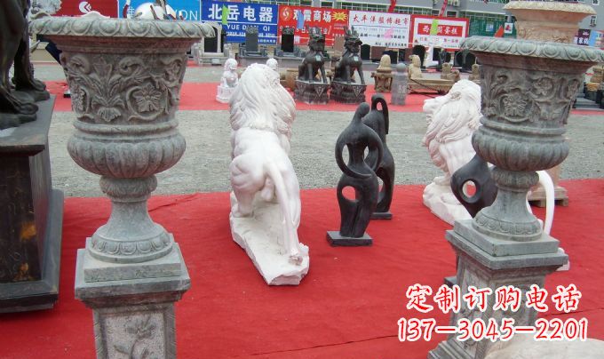 山西中领雕塑|花盆雕塑带来极致视觉体验