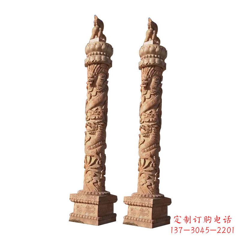 山西华表雕塑,精美石材雕刻让生活如诗