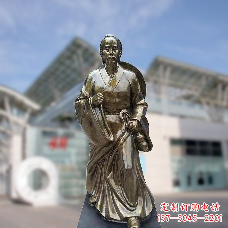 山西华佗仿铜雕塑,雕刻技艺精湛