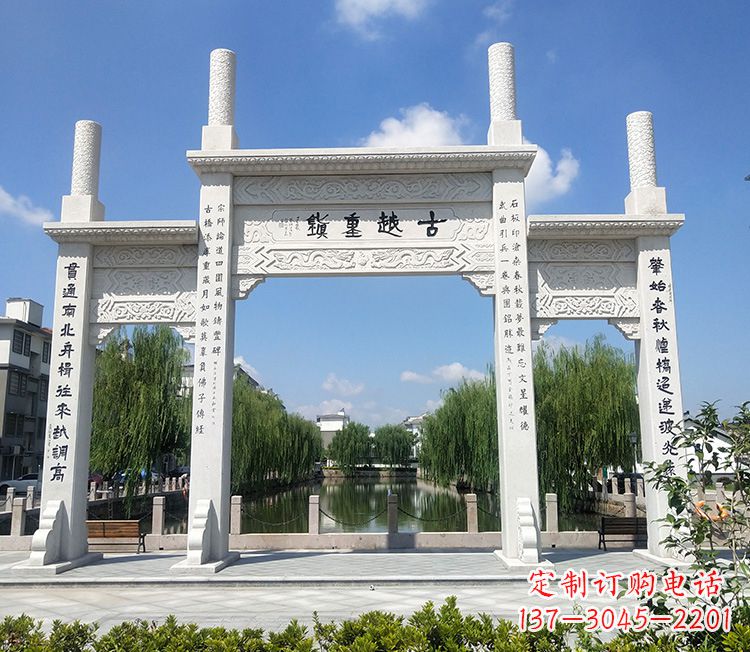 山西华伟石雕牌坊,顶尖定制雕塑
