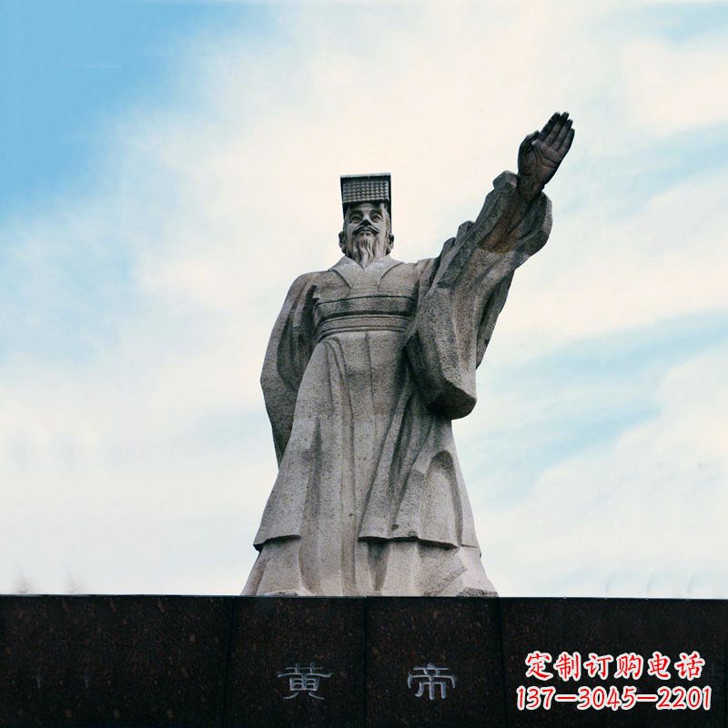 山西黄帝景观雕塑，高质感的传统工艺展示