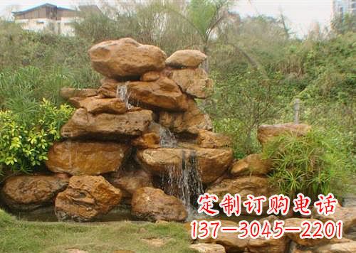 山西黄蜡石假山