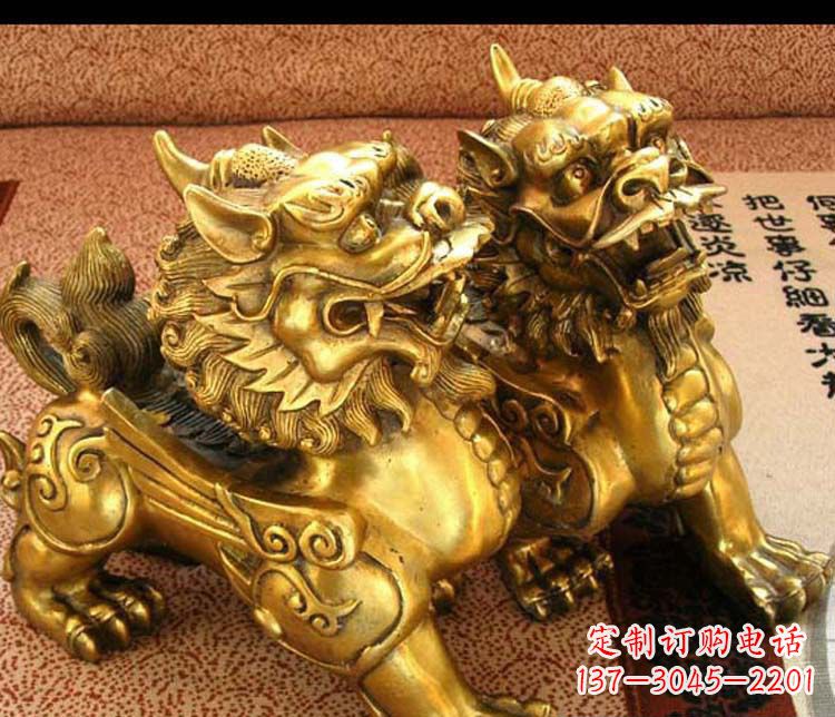 山西超级定制麒麟雕塑,尊享贵族尊贵