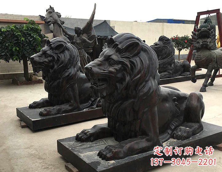 山西汇丰铸铜狮子