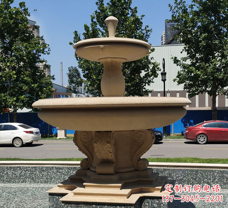 山西恵安石雕风水球图片