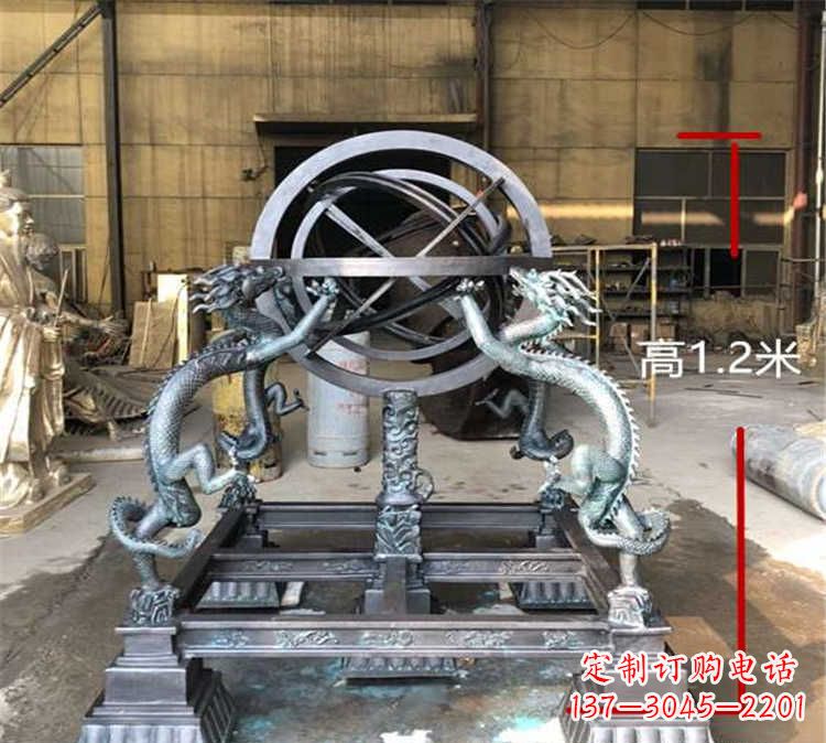 山西浑天仪古代仪器校园景观雕塑