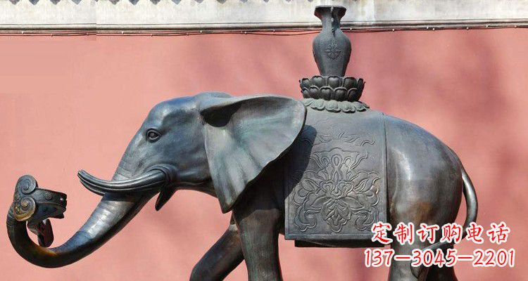 山西吉祥大象铜雕,匠心之作