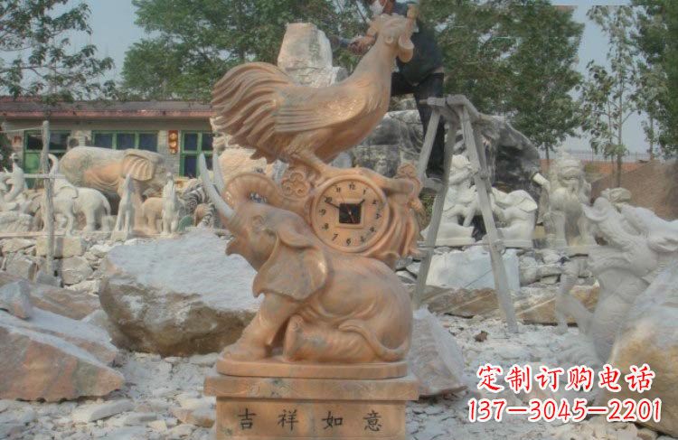 山西精美的公鸡石雕,带您回到传统