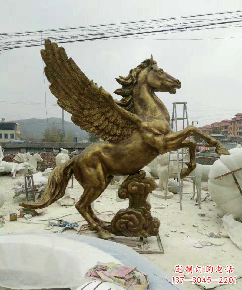 山西祥云飞马铜雕,艺术品之美