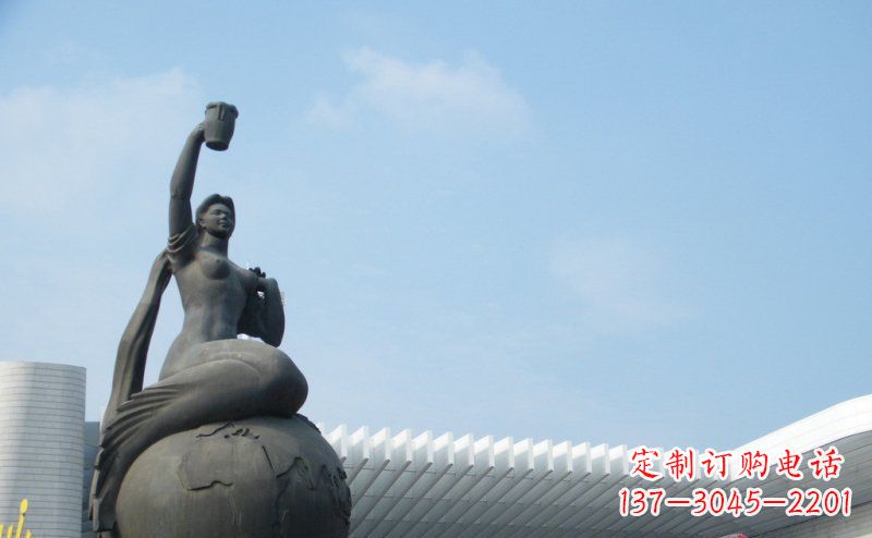 山西中领雕塑推出的精美雕塑——铜铸地球塑像,…