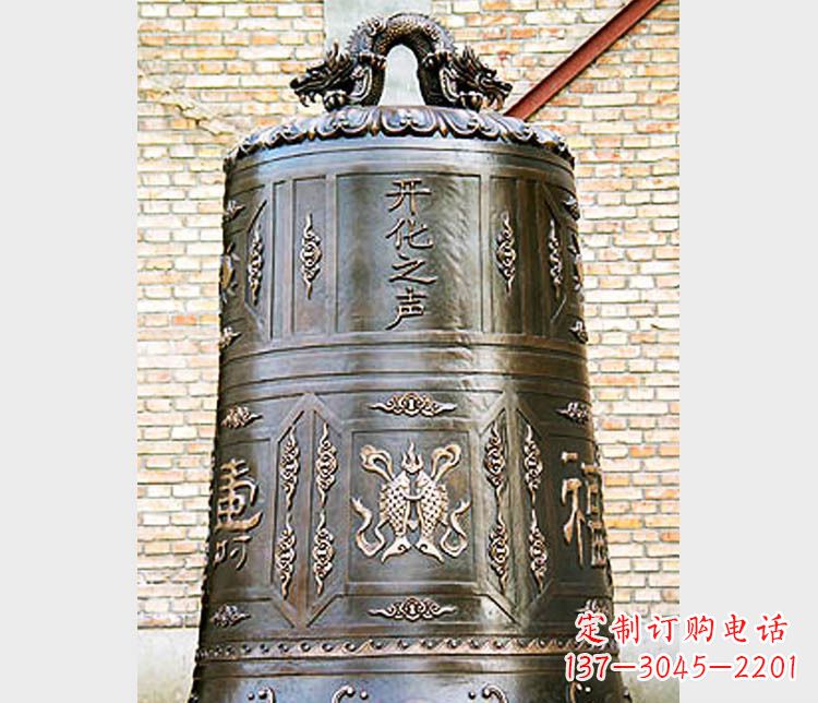 山西金光寺景观铜钟—让你的家园完美演绎传统韵味