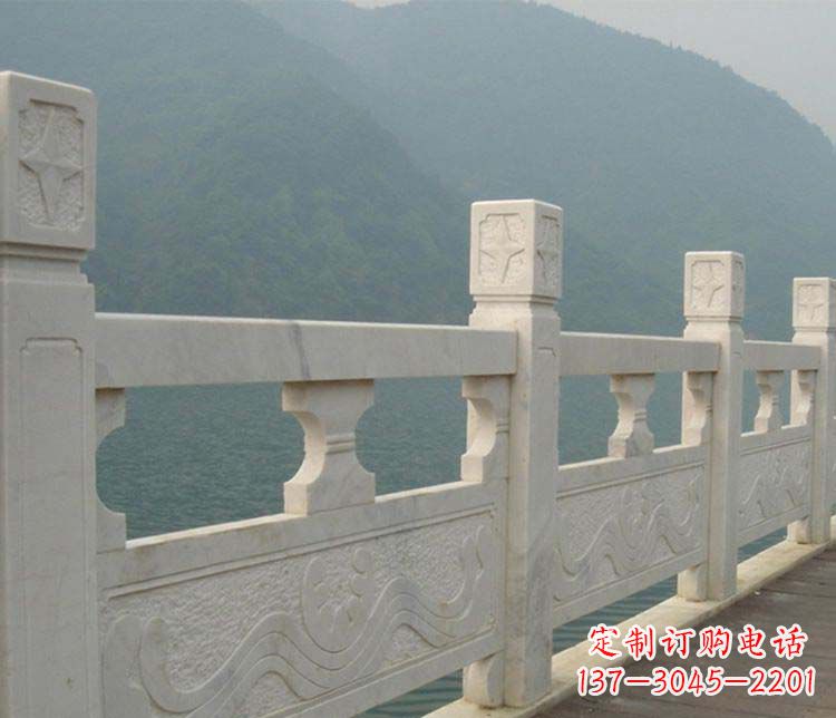 山西景区大理石栏板石雕 (2)