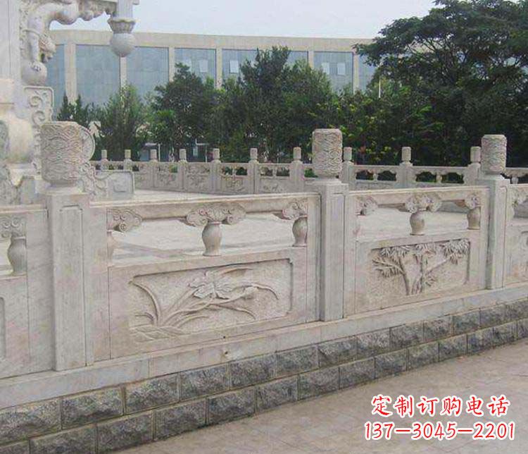 山西中领雕塑:精美石材栏板雕塑