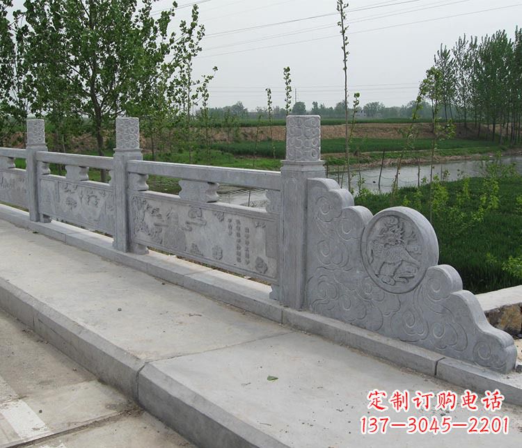 山西景区大理石栏板石雕 (9)