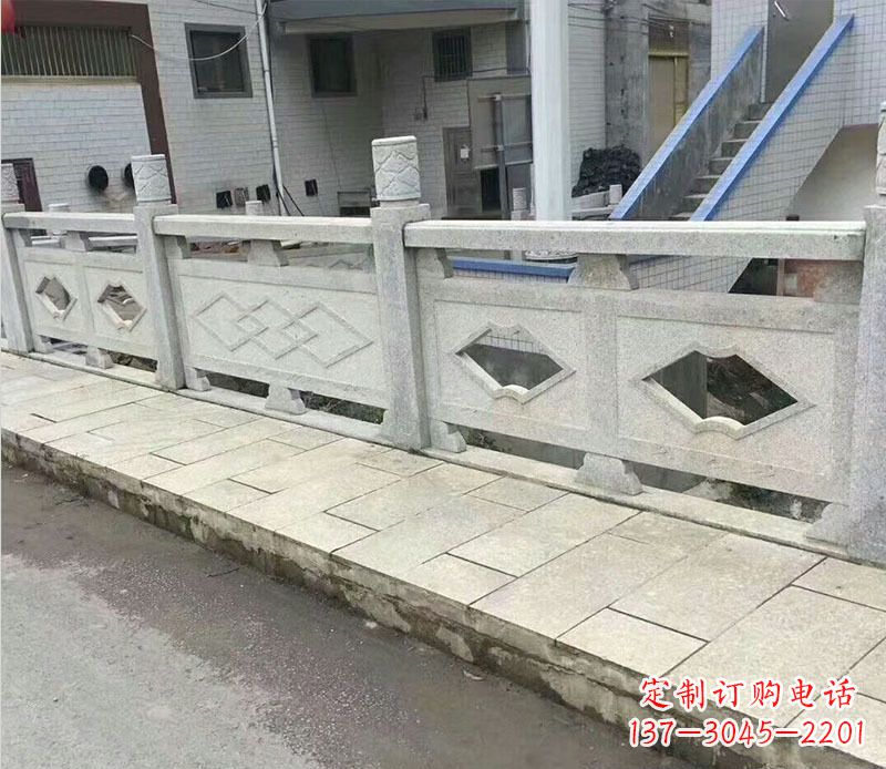 山西景区大理石栏板石雕_2