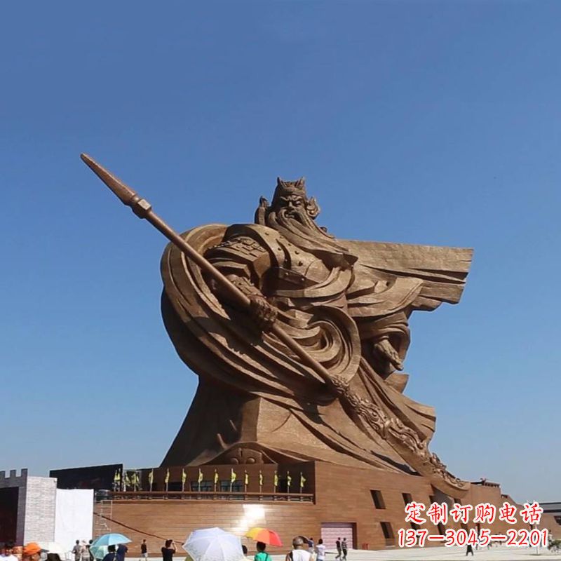山西精美大型历史名人关公铜雕