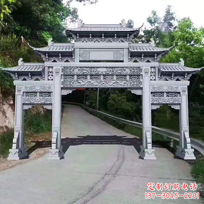 山西专业定制石牌坊雕塑