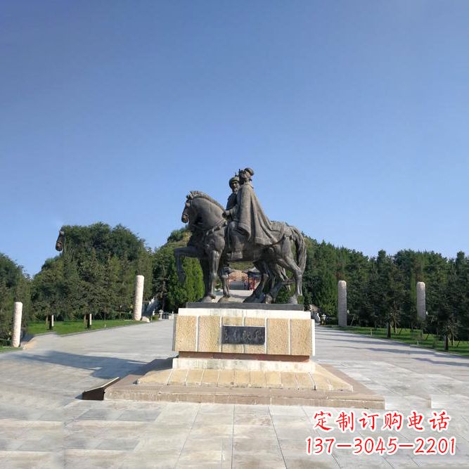 山西王昭君雕塑,象征传承君臣之义