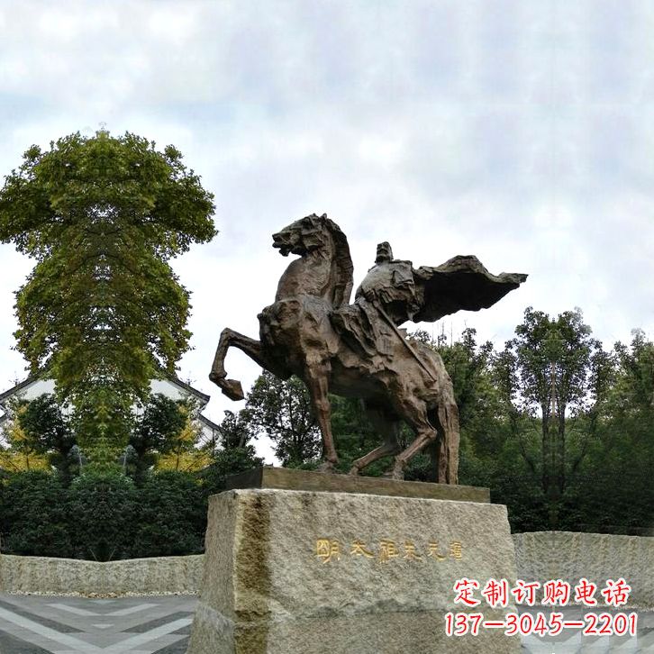 山西华夏文明领袖朱元璋铜雕塑