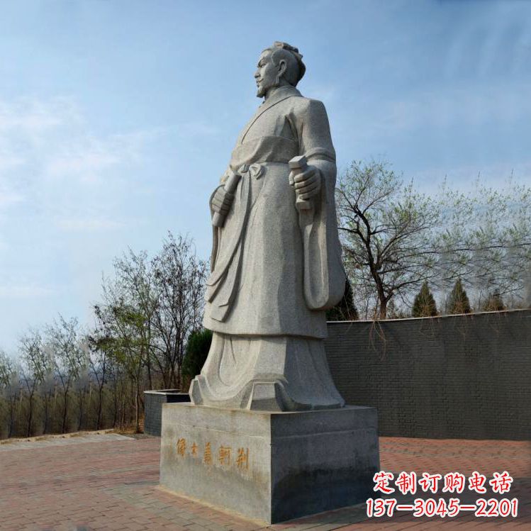 山西中国荆轲铜雕塑，给景区广场趣味增添历史感