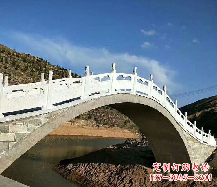 山西卓越之作:汉白玉拱桥雕塑