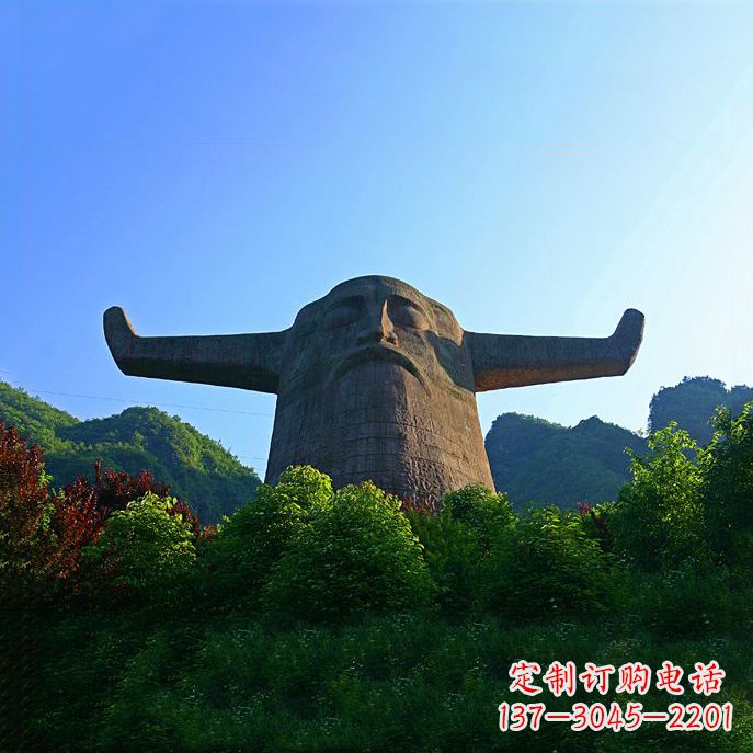 山西中领雕塑:神农头像雕塑