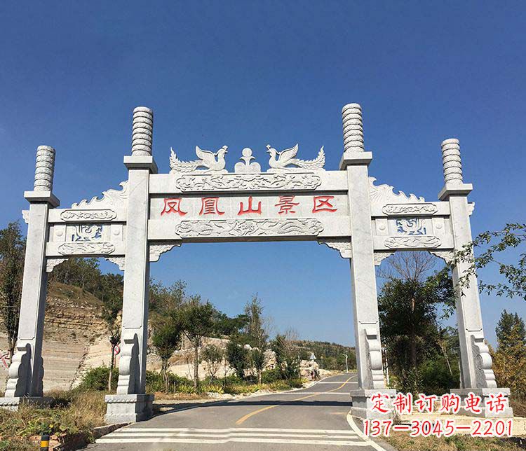 山西中领雕塑:高质量牌坊石雕