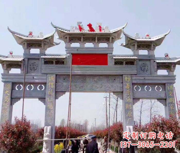 山西传承经典,尊崇古风:牌坊石雕