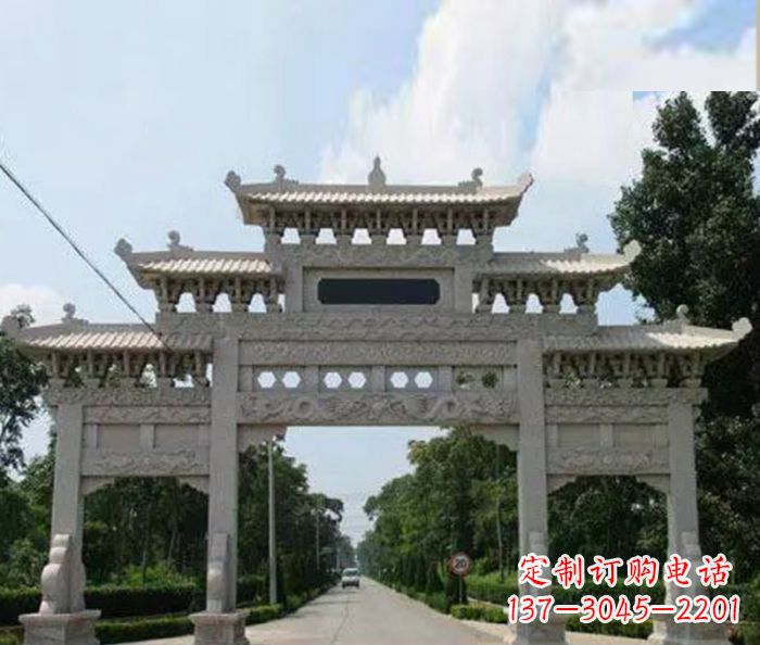 山西高品质牌坊石雕,专为客户量身定制