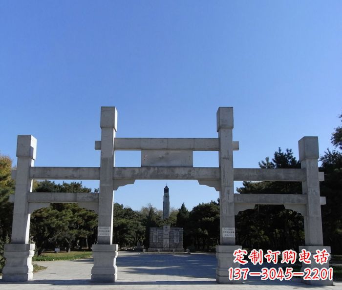 山西中领雕塑石雕牌坊定制