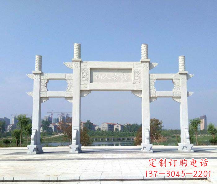 山西精美牌楼石雕,给你传统文化的享受